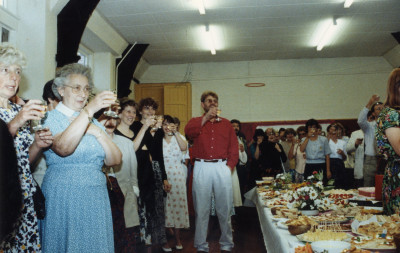 Party for the retirement of Joyce Mullins - head teacher