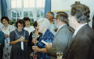 Joyce Mullins at her retirement party