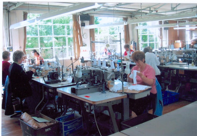 Inside the Glove Factory.