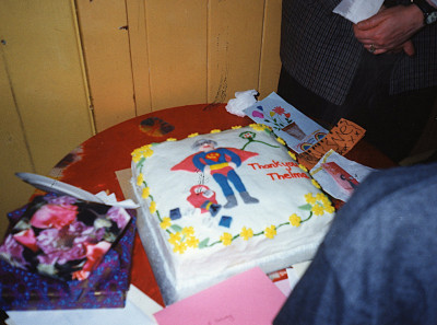 Thelma's Cake, on her retirement