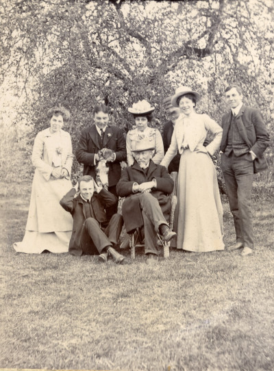 Bradford Family in the grounds of Thorney House