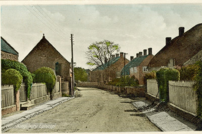 Kingsbury Episcopi Colour Postcard. Folly Road.