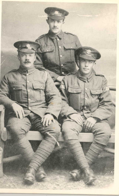Three Clark Brothers in Uniform
