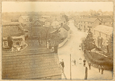 View from top of Methodist Chapel looking south.