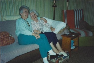 Helen Morris with Harriet Doyle nee Reed