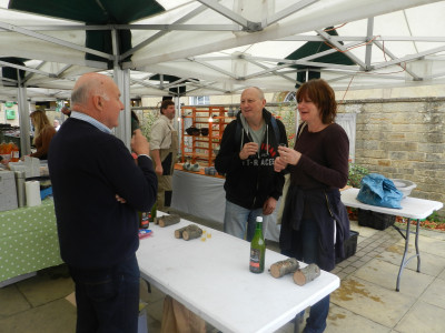 First Customer for Four Winds Cider at Martock Market
