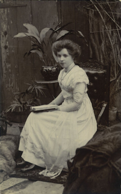 Young Woman in Studio Photograph