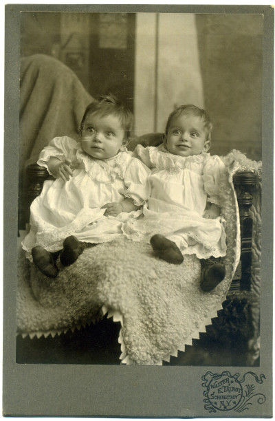 Henry & Thomas Male as babies in the USA.