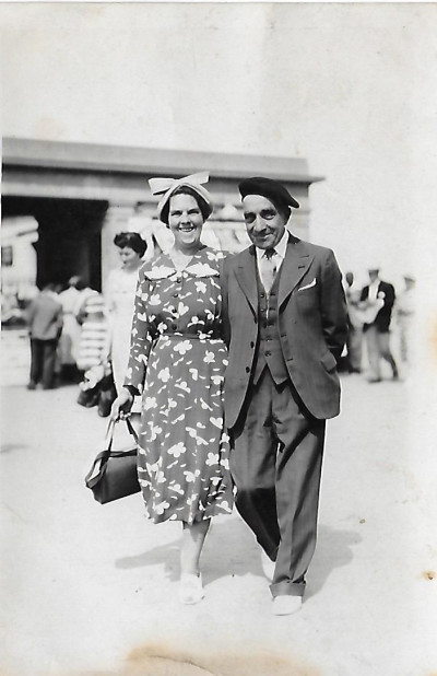 Couple, arm in arm