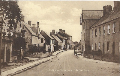 Postcard of St.James Street, South Petherton
