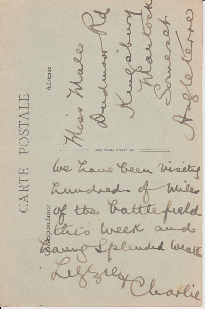 Reverse of 1245 Albert Edward Male postcard