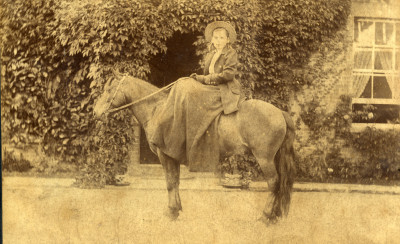 Girl on pony at Thorney House