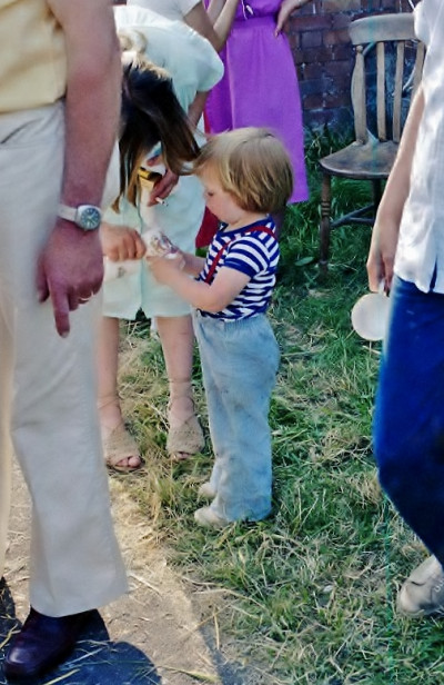 Child with prize