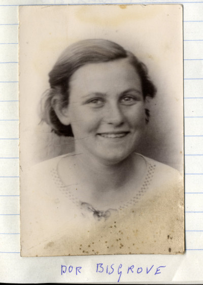 Photo of Dor Bisgrove as young woman