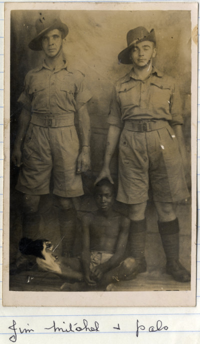 Two men in Australian Army uniform