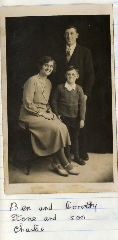 Family in studio photo