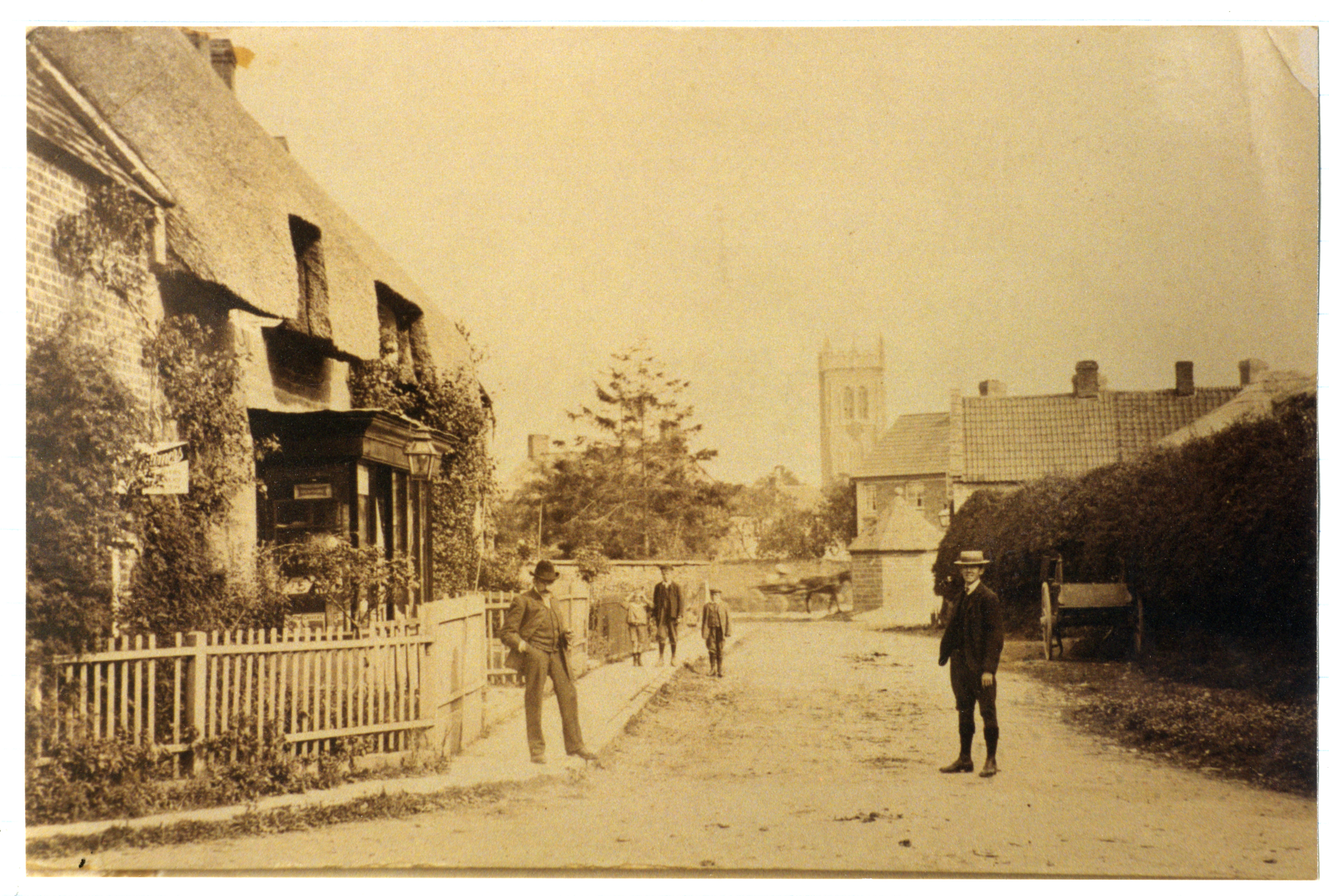 Street Scene at Sunnyside, looking east
