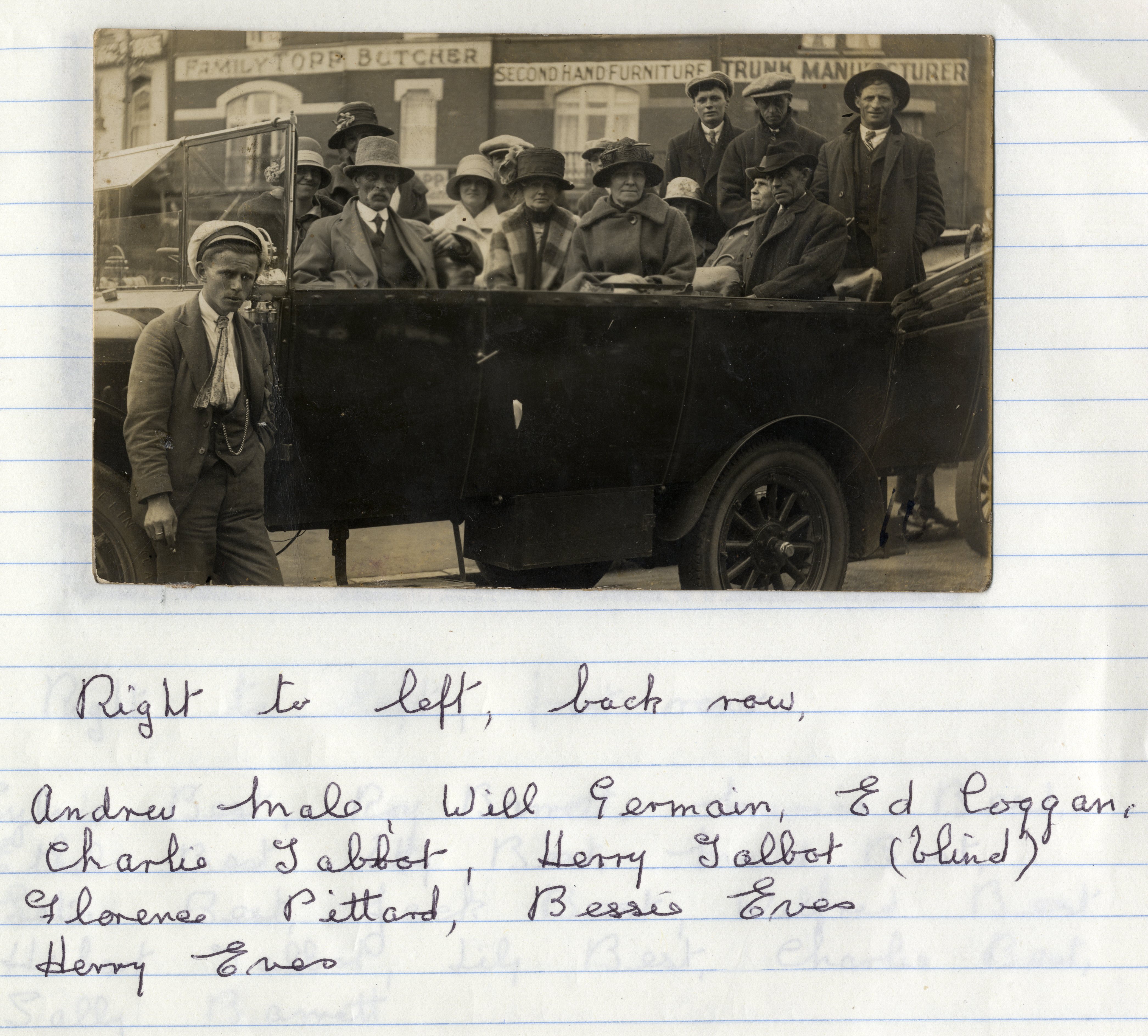 Charabanc Outing in a town