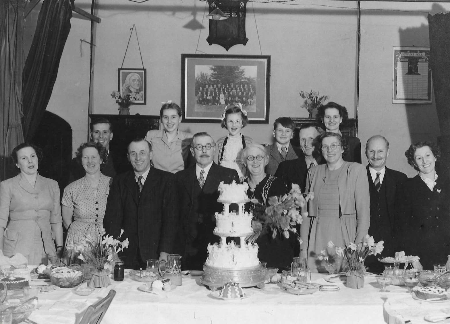 Male Family Wedding Anniversary celebration.