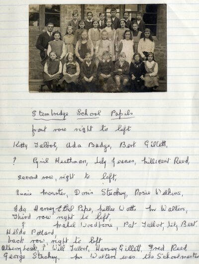 Stembridge School pupils and teacher