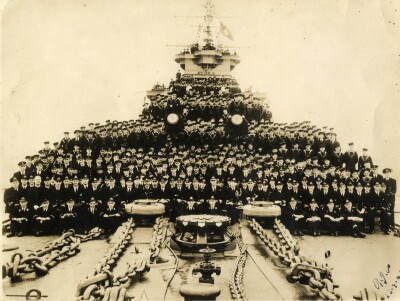 The crew of HMS Devonshire in the Second World War