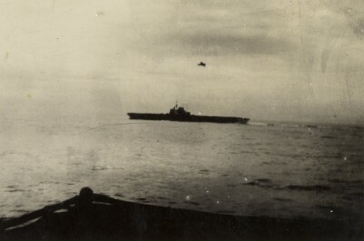 View from the deck of HMS Devonshire