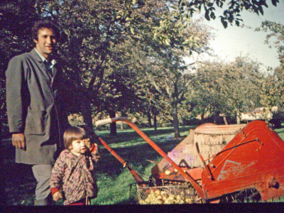 David Stuckey with Cacquevel Harvester