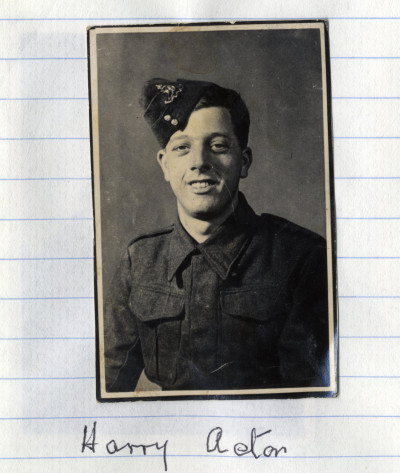 Man in military uniform and cap