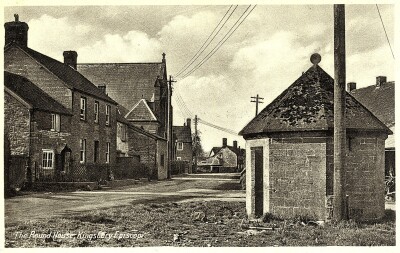 Post Card of The Round House Looking West