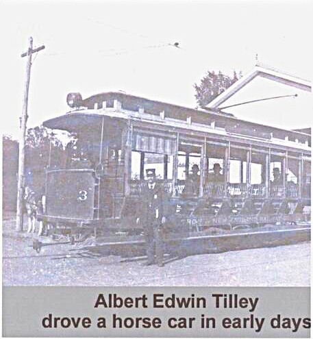 Horse-drawn tram driver in USA