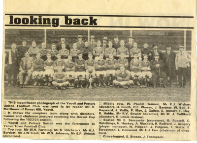 Yeovil and Petters United Football Club