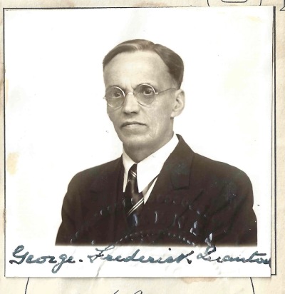 George F.Quantock - photo for Certificate of Citizenship of USA