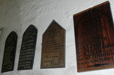 Peal Boards in St.Martin's Tower