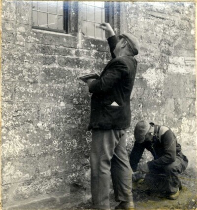 Craftsmen repairing the windows of St.James' Church - 2 of 2