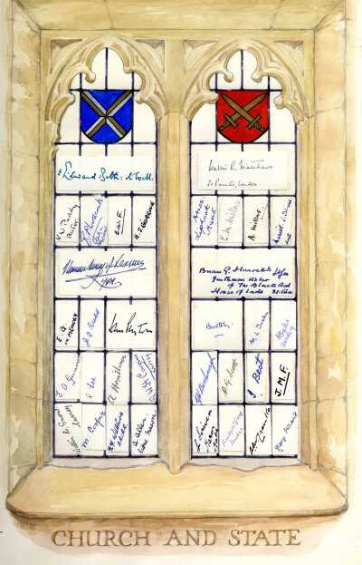 The Window Book - signatures from Church and State