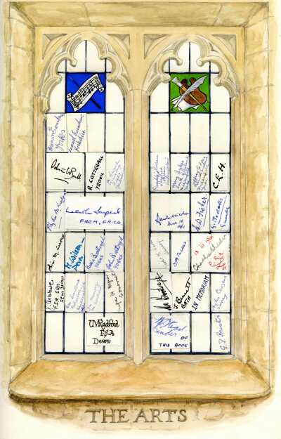 The Window Book - signatures from The Arts