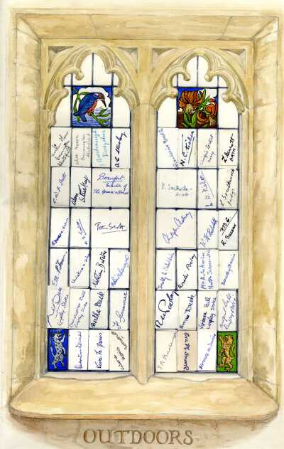 The Window Book - signatures from "Outdoors"