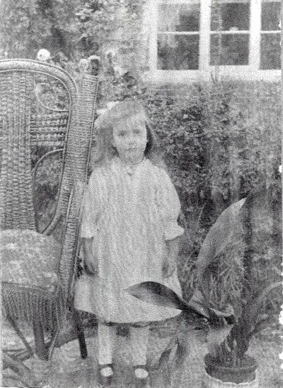 Doria Stuckey as a young child