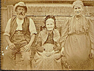 Henry French with his wife and mother in law