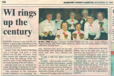 Women's Institute Rings Up The Century
