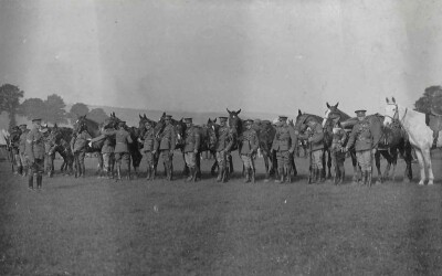 Josiah Hebditch with West Somerset Yeomanry WW1