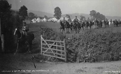 Leaving Camp for the Exmoor Hills - pre WW1