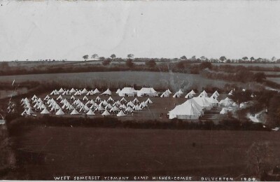 West Somerset Yeomanry - Higher Combe Camp, Dulverton pre WW1