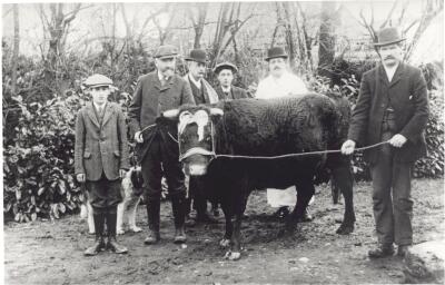 The Savidge family, butchers at Doke House.