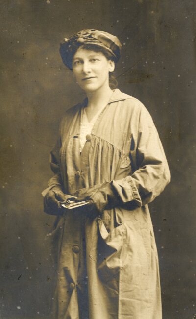 Theodora Penny  in Motoring Clothes