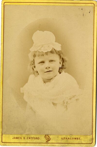 Theodora Bradford as young girl