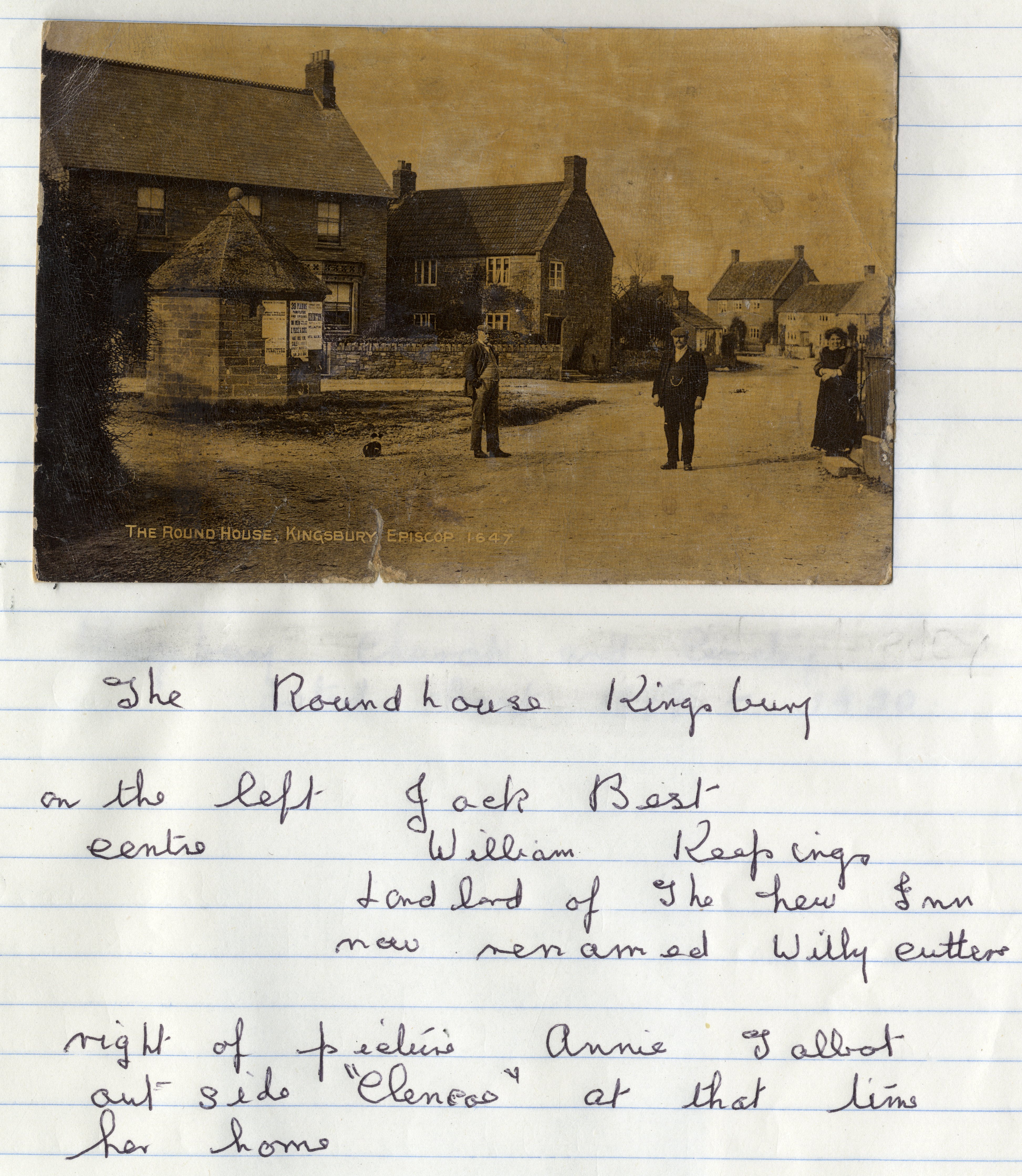 Post card of The Round House Kingsbury Episcopi