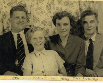 Eric Bunston's 21st Birthday family photo.