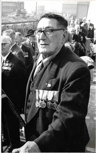 Ben Stone with medals