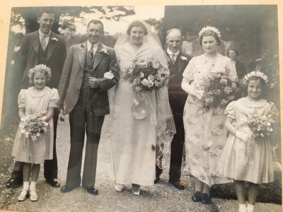 Wedding photo - Lock family of Coxs Farm